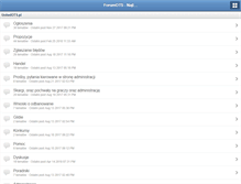 Tablet Screenshot of forumots.pl